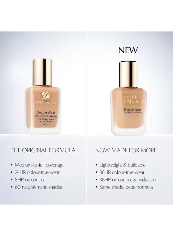 Esteelauder Estee Lauder Double Wear Stay-In-Place Makeup Foundation 4N1 Shell Beige 30ml Long-Lasting Full Coverage Oil-Free - Image 4